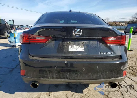 2016 Lexus Is 200T из США, поврежденный, VIN JTHBA1D27G5004341